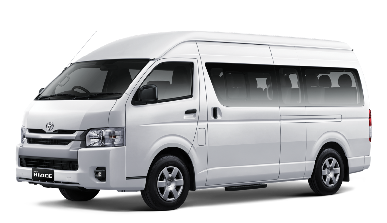 Hiace Commuter untuk rental PodaRentCar